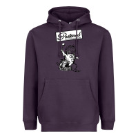 Plum retro man postcard records Heavyweight Hoodie - tuanDangUi