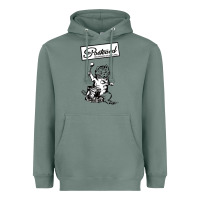 Sage retro man postcard records Heavyweight Hoodie - tuanDangUi