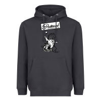 Smoke retro man postcard records Heavyweight Hoodie - tuanDangUi
