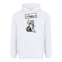 White retro man postcard records Heavyweight Hoodie - tuanDangUi