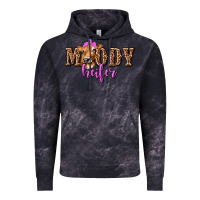 Cloud Black Moody Heifer with Leopard Vintage Hoodie - texasbilliewilder