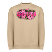 Mushroom Survivor Breast Cancer Heavyweight Sweatshirt - FaDigitalArtStudio