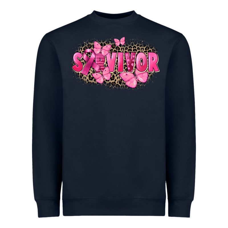 Survivor Breast Cancer Heavyweight Sweatshirt by FaDigitalArtStudio | Teevron