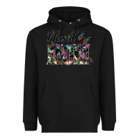 Black blessed mom Heavyweight Hoodie - SublimationCraftShop
