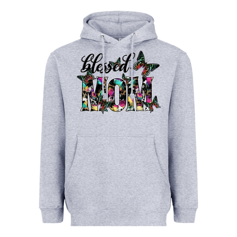 Blessed Mom Heavyweight Hoodie by SublimationCraftShop | Teevron