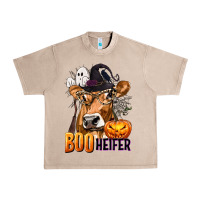 Boo Heifer Cow With Halloween Urban Heavy Tee | Teevron