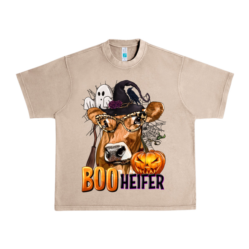 Boo Heifer Cow With Halloween Urban Heavy Tee by texasbilliewilder | Teevron