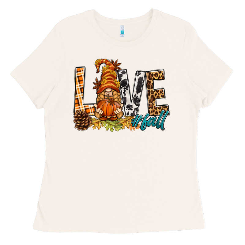 Love Fall Gnome Ladies Tee by BundleAndBundleShop | Teevron