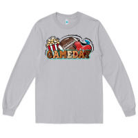 Moon Dust Game day football popcorn Long Sleeve Tee - HowdyJamesFarm