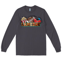 Smoke Game day football popcorn Long Sleeve Tee - HowdyJamesFarm