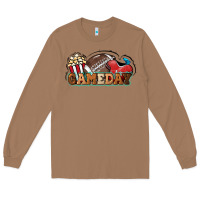 Toasted Coconut Game day football popcorn Long Sleeve Tee - HowdyJamesFarm