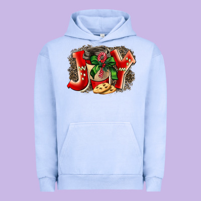 Christmas Joy Coffee Urban Hoodie Designed By Barkaloodesign