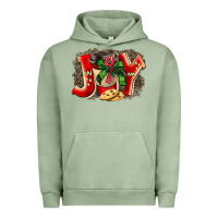 Pigment Oil Green christmas joy coffee Urban Hoodie - BarkalooDesign