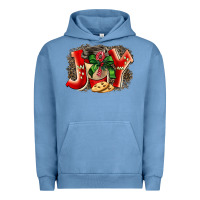 Pigment Pebble Blue christmas joy coffee Urban Hoodie - BarkalooDesign