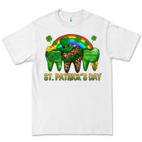 White St. Patricks Dental Premium Tee - BundleAndBundleShop