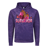 Cloud Purple Breast Cancer survivor afro nails Vintage Hoodie - NancyCooperArtShop