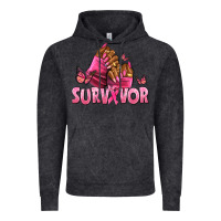 Vintage Black Breast Cancer survivor afro nails Vintage Hoodie - NancyCooperArtShop