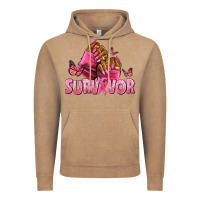 Vintage Coffee Breast Cancer survivor afro nails Vintage Hoodie - NancyCooperArtShop