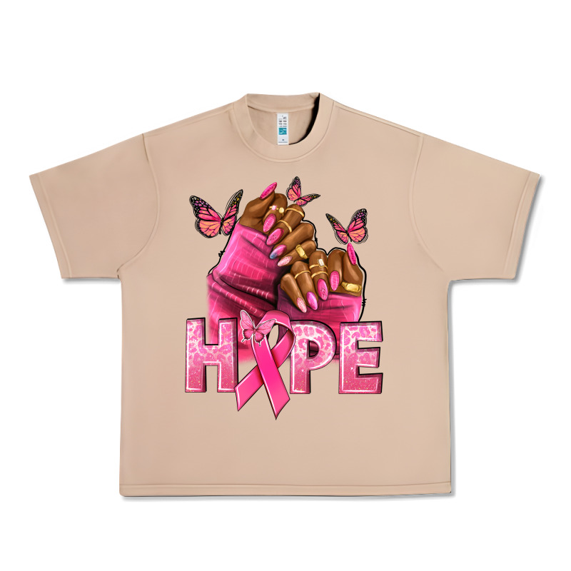 Hope Cancer Nails Urban Heavy Tee by NancyCooperArtShop | Teevron