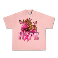 Salmon hope cancer nails Urban Heavy Tee - NancyCooperArtShop