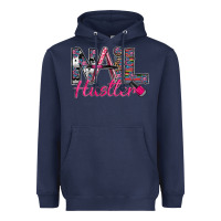 Navy Nail hustler Heavyweight Hoodie - SublimationCraftShop