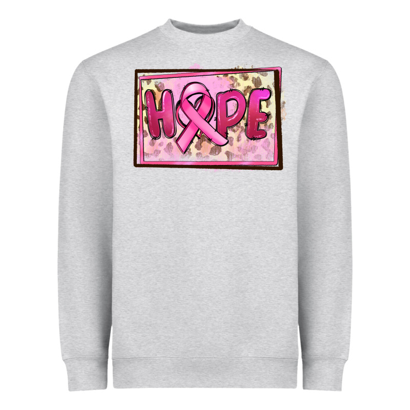 Hope Breast Cancer Heavyweight Sweatshirt by FaDigitalArtStudio | Teevron