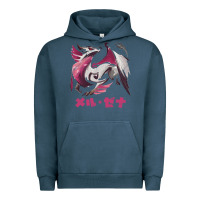 Pigment Midnight Navy monster hunter rise sunbreak malzeno kanji Urban Hoodie - tuanDangUi