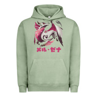 Pigment Oil Green monster hunter rise sunbreak malzeno kanji Urban Hoodie - tuanDangUi