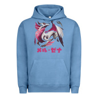 Pigment Pebble Blue monster hunter rise sunbreak malzeno kanji Urban Hoodie - tuanDangUi