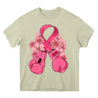 Mossy breast cancer with boxing gloves Heavy Core Tee - MaliasSmallBusiness