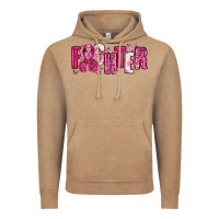 Vintage Coffee Fighter Breast Cancer Vintage Hoodie - NancyCooperArtShop