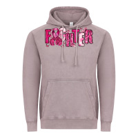 Vintage Zinc Fighter Breast Cancer Vintage Hoodie - NancyCooperArtShop
