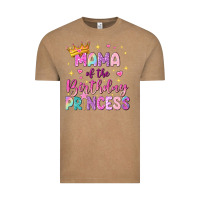 Vintage Coffee mama of the birthday princess Vintage Tee - NancyCooperArtShop
