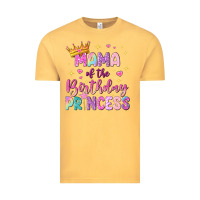 Vintage Mustard mama of the birthday princess Vintage Tee - NancyCooperArtShop