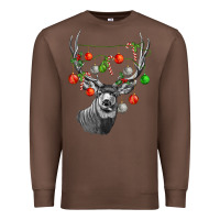 Chestnut Mule deer with Premium Sweatshirt - LillyAllenDesigns