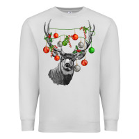 Dove Grey Mule deer with Premium Sweatshirt - LillyAllenDesigns