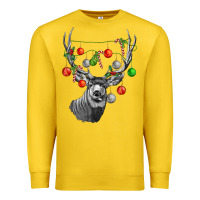 Lemon Mule deer with Premium Sweatshirt - LillyAllenDesigns
