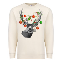 Sandshell Mule deer with Premium Sweatshirt - LillyAllenDesigns