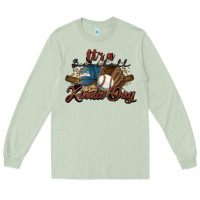 Matcha It's a Baseball kinda day Long Sleeve Tee - HowdyJamesFarm