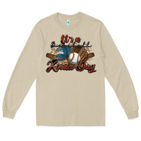 Mushroom It's a Baseball kinda day Long Sleeve Tee - HowdyJamesFarm
