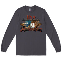 Smoke It's a Baseball kinda day Long Sleeve Tee - HowdyJamesFarm