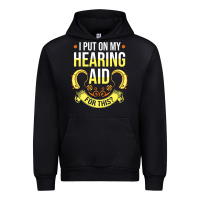 Black hearing aid gift funny deaf awareness t shirt Urban Hoodie - tuanDangUi