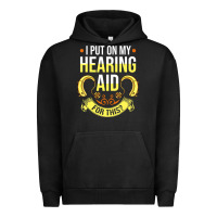 Pigment Black hearing aid gift funny deaf awareness t shirt Urban Hoodie - tuanDangUi