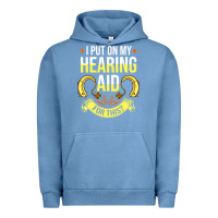 Pigment Pebble Blue hearing aid gift funny deaf awareness t shirt Urban Hoodie - tuanDangUi