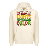 Tofu christmas lights are my favorite color Premium Hoodie - FaDigitalArtStudio