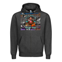 Charcoal Heather turkey wine and feelin fine tumbler Zipper Hoodie - BundleAndBundleShop