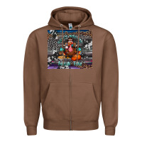 Chestnut turkey wine and feelin fine tumbler Zipper Hoodie - BundleAndBundleShop