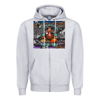 Heather Grey turkey wine and feelin fine tumbler Zipper Hoodie - BundleAndBundleShop