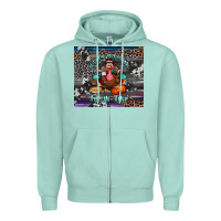 Seafoam turkey wine and feelin fine tumbler Zipper Hoodie - BundleAndBundleShop