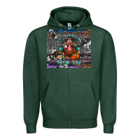 Sports Green turkey wine and feelin fine tumbler Zipper Hoodie - BundleAndBundleShop